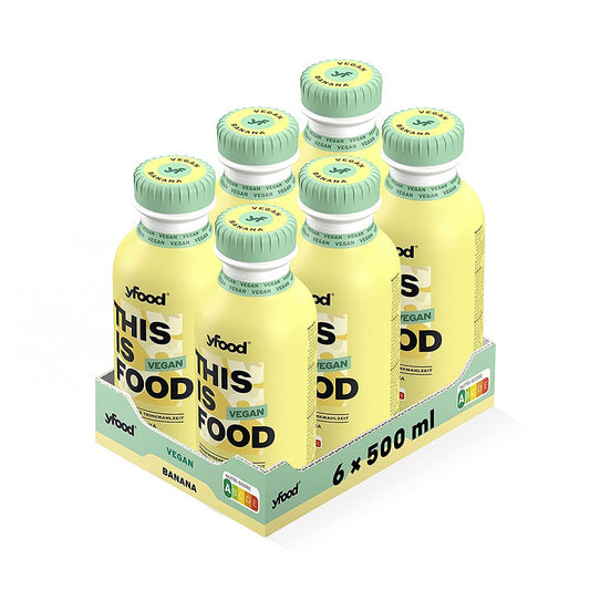yfood Vegan Drinks - Trinkmahlzeit (6 x 500ml) Chocolate