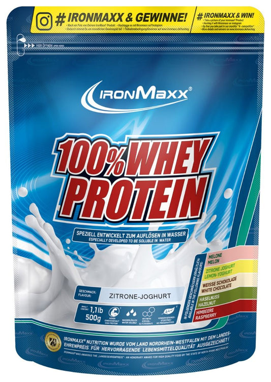 IronMaxx 100% Whey Protein (500g Beutel)  Lemon-Yoghurt