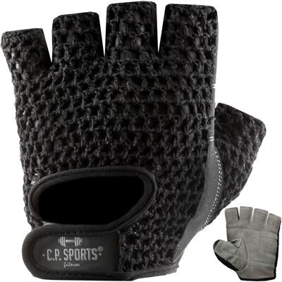 C.P. Sports Klassik Fitness Handschuhe. schwarz - anthrazit