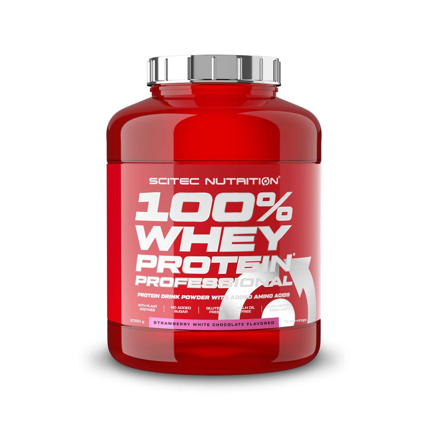 Scitec Nutrition 100% Whey Protein Professional (2350g Dose) Erdbeere-WeisseSchokolade