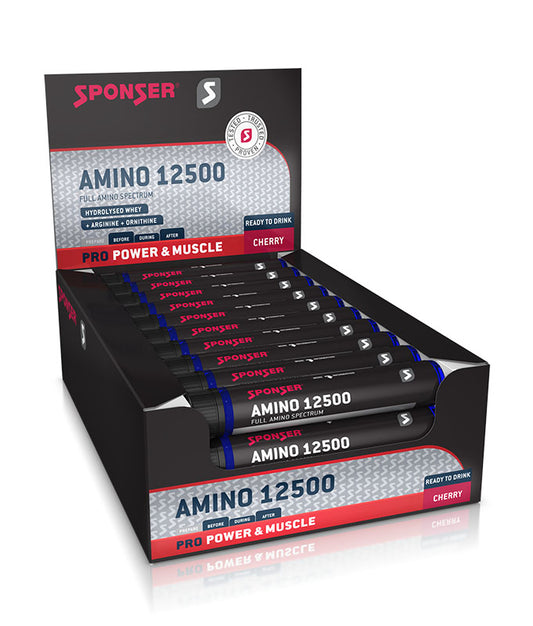 Sponser Amino 12500 (Display à 30 x 25 ml) Kirsch