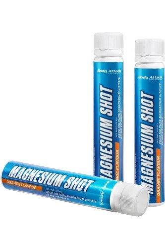 Body Attack Magnesium Shots (20 x 25ml) Orange