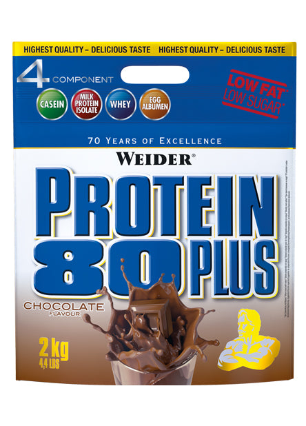 Weider Protein 80 Plus (2000g Beutel) Vanille
