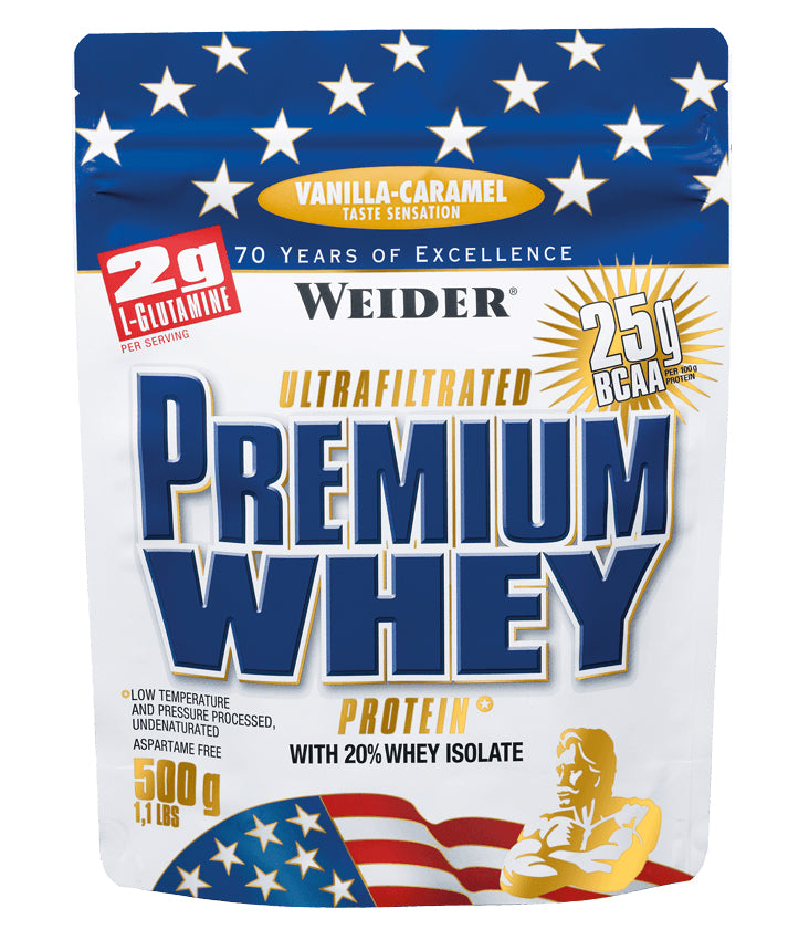 Weider Premium Whey (500g Beutel) Erdbeer-Vanilla