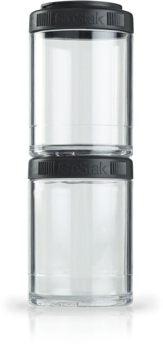 BlenderBottle GoStak 2Pak (150ml) schwarz