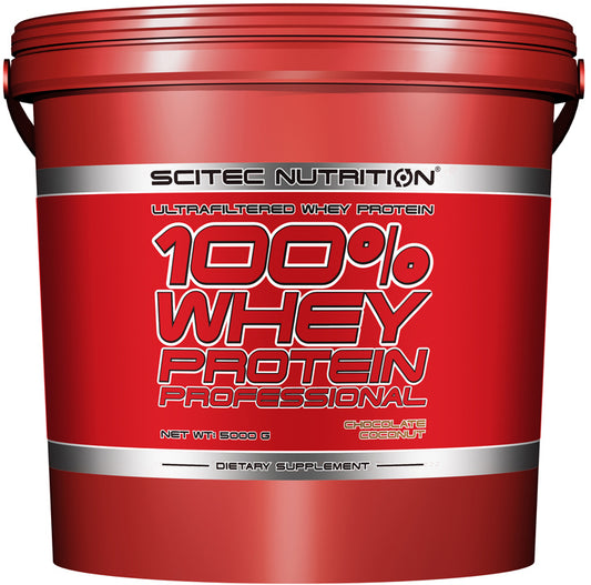 Scitec Nutrition 100% Whey Protein Professional (5000g Eimer) Erdbeere-WeisseSchokolade