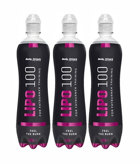 Body Attack Lipo 100 Drink Wildberry (18 x 500ml) Wildberry