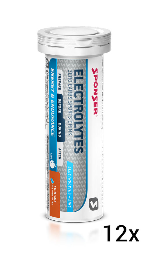 Sponser Electrolytes (12 x 10 Tabs) Fruit Mix