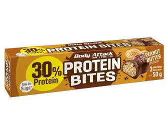 Body Attack Protein Bites (50g) Peanut Butter