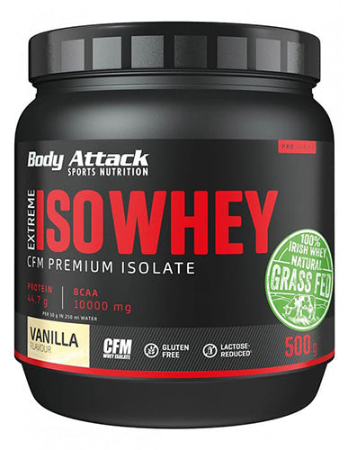 Body Attack Extreme ISO Whey Professional (500g Dose) Vanille
