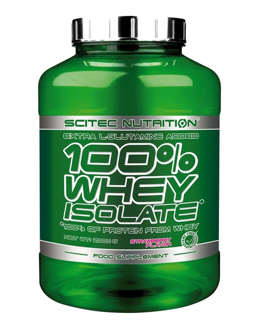 Scitec Nutrition 100% Whey Isolate (2000g Dose) Raspberry
