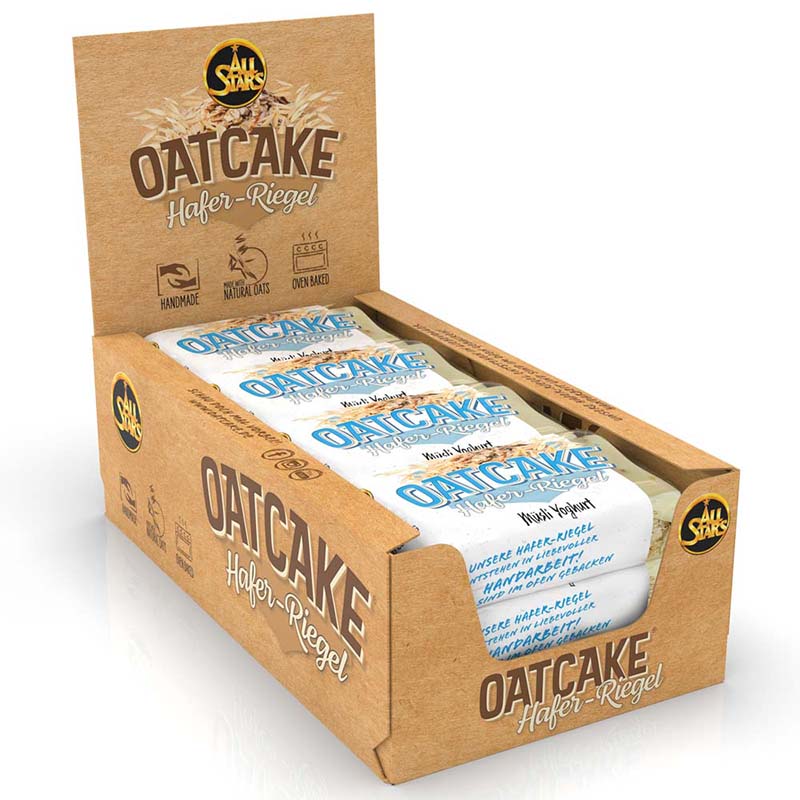 All Stars Oatcake Hafer-Riegel (12 x 80g)  Müsli Yoghurt