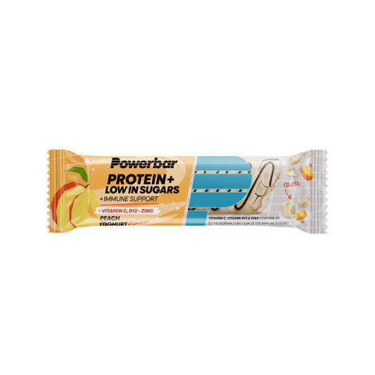 PowerBar Protein+ Low in Sugars + Immune Support (35G)  Peach Yoghurt