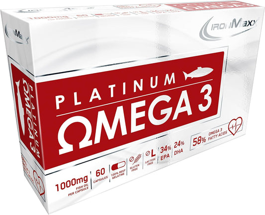 IronMaxx Platinum Omega 3 (60 Caps) Neutral