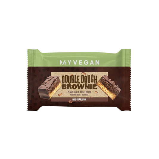 Myprotein vegan Double Dough Brownie (60G) Chocolate Chip
