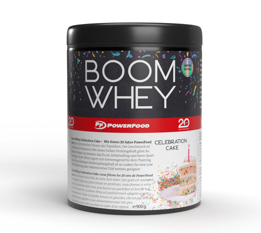 PowerFood Boom Whey Limited Edition (900g Dose) Celebration Cake