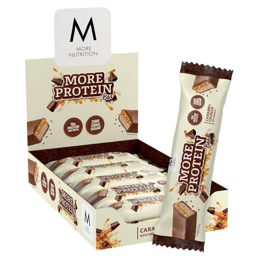More Nutrition More Protein Bar (10 x 50g) Caramel Crunch