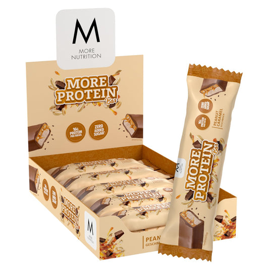 More Nutrition More Protein Bar (10 x 50g) Peanut Caramel