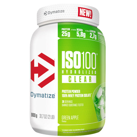 Dymatize Iso100 Hydrolized Clear (900g Dose)  Green Apple