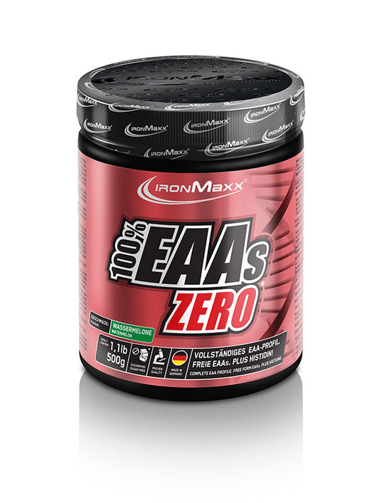 IronMaxx 100% EAAs Zero (500g Dose) Watermelon