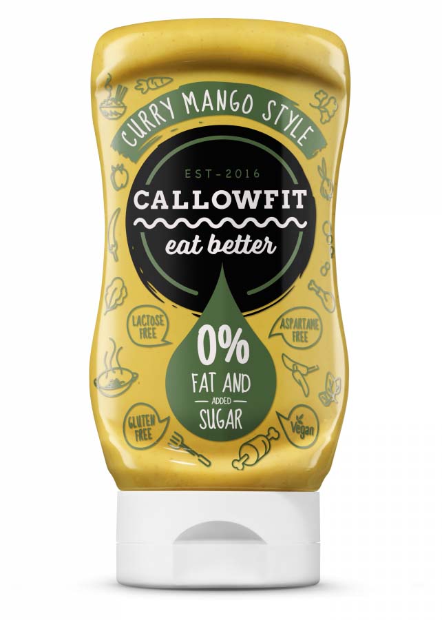 Callowfit Curry Mango Style Sauce (300ml)  Curry-Mango