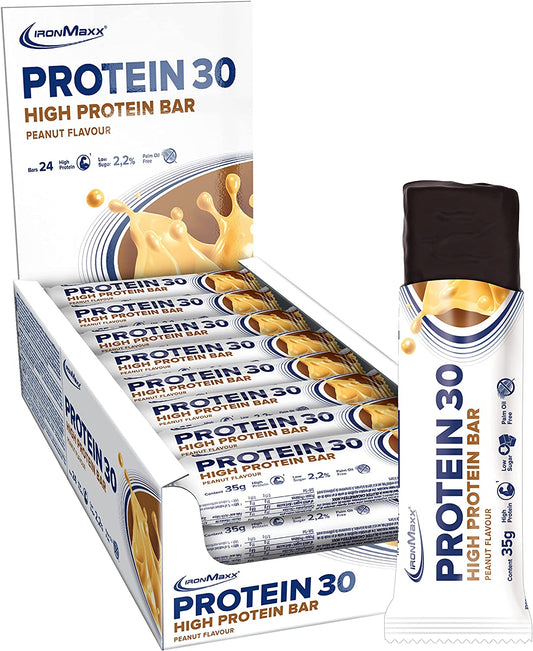 IronMaxx Protein 30 Bar (24 x 30G) Peanut
