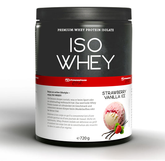 PowerFood One Iso Whey (720G Dose) Strawberry Vanilla Ice