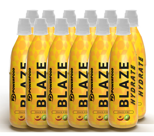 PowerFood BLAZE Hydrate (12 x 500ml) Peach-Kiwi