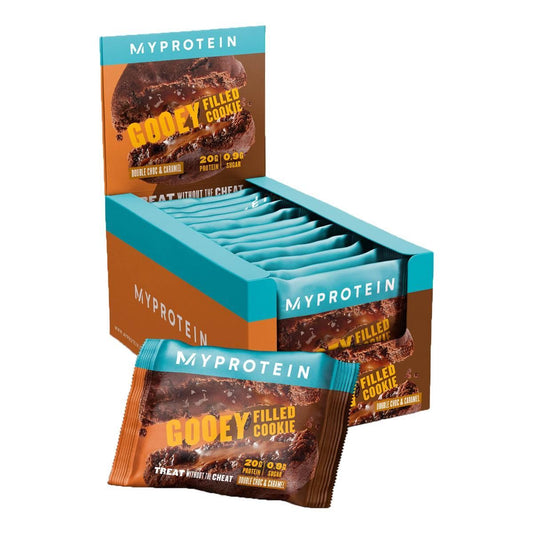 Myprotein Protein Filled Cookie (12 x 75g)  Double Choc & Caramel