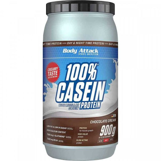 Body Attack 100 % Casein Protein (900g Dose) Chocolate Cream
