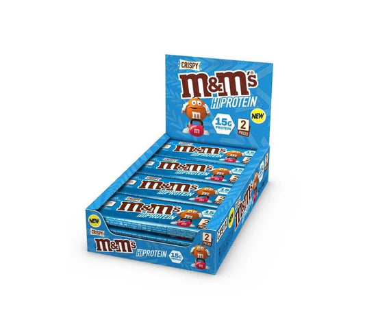 M&Ms Crispy High Protein Bar (12 x 52G) Milk Chocolate