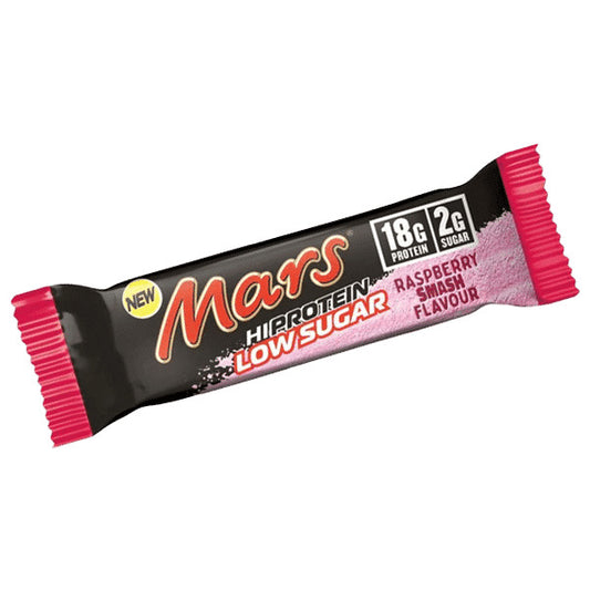 Mars Hi Protein Low Sugar Bar (57g) Milk Chocolate Raspberry Smash