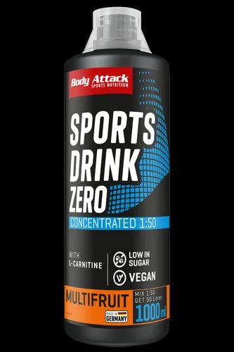 Body Attack Sports Drink Zero (1000 ml) Multifrucht