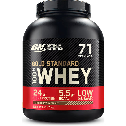 Optimum Nutrition 100% Whey Gold Standard (2300g Dose) Schoko-Haselnuss
