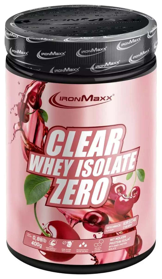 IronMaxx Clear Whey Isolate Zero (400G Dose) Cherry