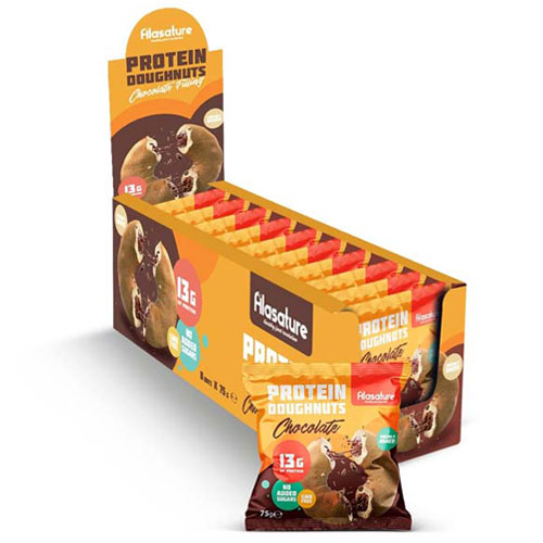 Alasature Protein Doughnuts (8 x 75G) Chocolate