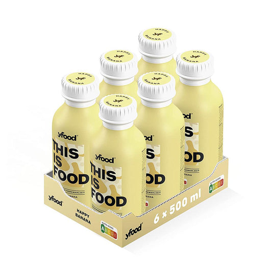 yfood Classic Drinks - Trinkmahlzeit (6 x 500ml) Happy Banana