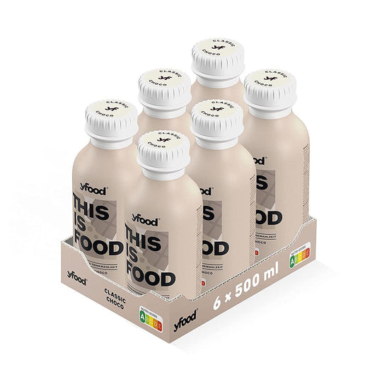 yfood Classic Drinks - Trinkmahlzeit (6 x 500ml) Classic Choco