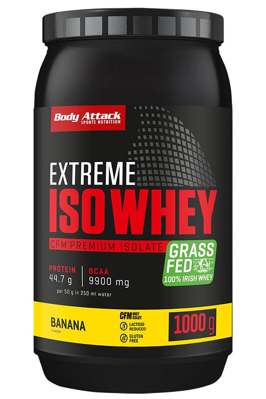 Body Attack Extreme Iso Whey (1000g Dose) Banana