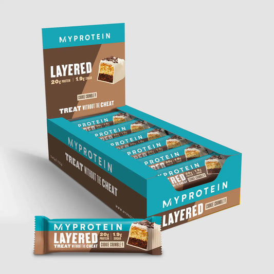 MyProtein Retail Layered Bar (12 x 60G) Cookie Crumble