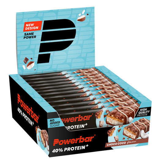 PowerBar 40% Protein + Crisp Bar (12 x 40G) Choco Coco