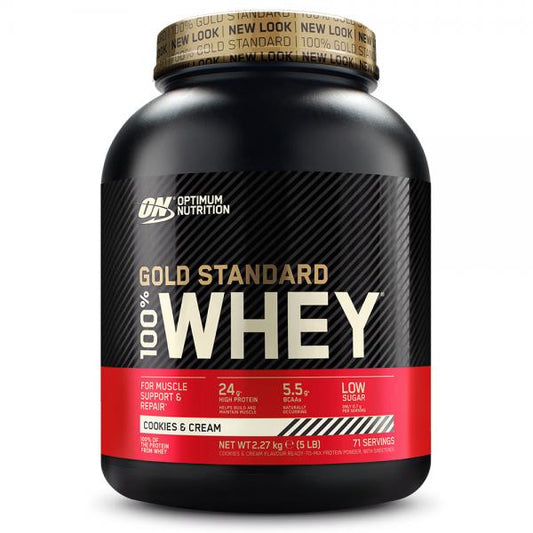 Optimum Nutrition 100% Whey Gold Standard (2300g Dose) Cookies and Cream