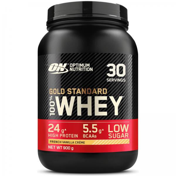 Optimum Nutrition 100% Whey Gold Standard (908g Dose)  French Vanilla Cream