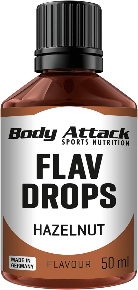 Body Attack Flav Drops (50ml) Hazelnut