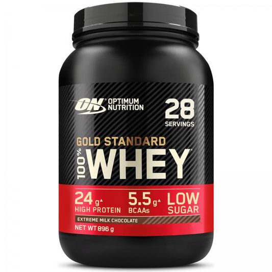 Optimum Nutrition 100% Whey Gold Standard (908g Dose) Extreme Milch Chocolate