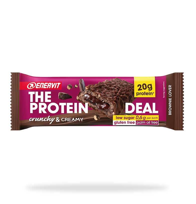 Enervit Protein Deal Bar (55g) Crunchy & Creamy Brownie Lover