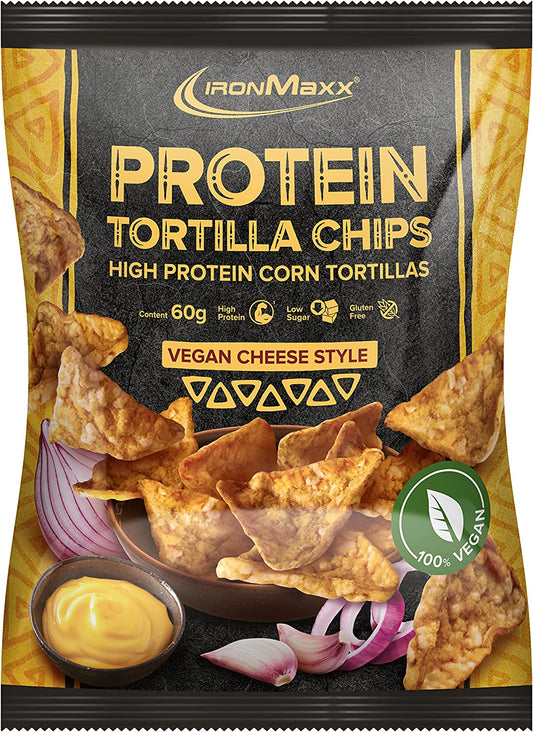 IronMaxx Protein Tortilla Chips (60G) Vegan Cheese Style