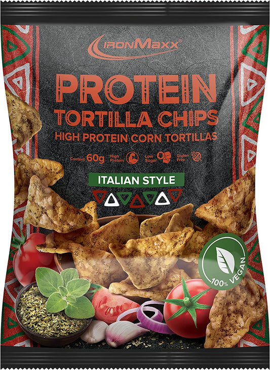 IronMaxx Protein Tortilla Chips (60G) Italian Style