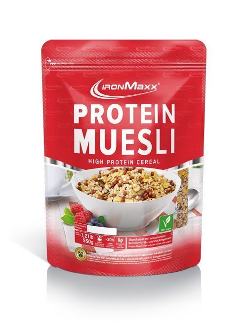 IronMaxx Protein Müsli (550g Beutel) Banane