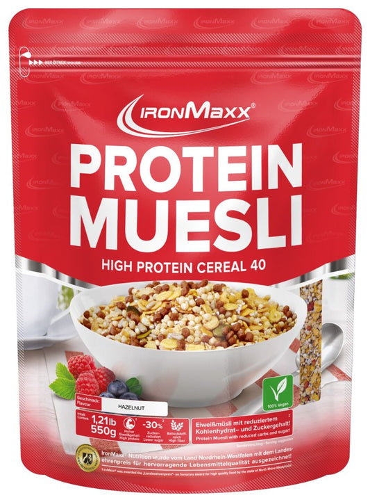 IronMaxx Protein Müsli (550g Beutel) Haselnuss